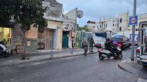 זירת רצח ביפו (צילום: דוברות המשטרה)