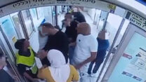 אירוע האלימות בבית החולים רמב"ם (צילום: מצלמות האבטחה של בית החולים)