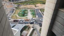זירת הירי באשדוד. פצועה אחת במצב אנוש (צילום: איחוד הצלה)
