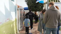 חזרה ללימודים בבית הספר לאומנויות 'מעוז שקמים' בשדרות (צילום: סוניה גרשפט)