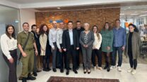 נציגי מאוחדת וההסתדרות במעמד החתימה (צילום: דוברות ההסתדרות)