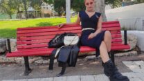 אלהא ג'מאלי, פעילת זכויות אדם איראנית-בריטית (צילום: ניצן צבי כהן)