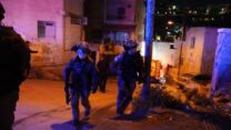 פעילות מג"ב ומשטרת ישראל בשכונת עיסאוויה שבמזרח ירושלים (צילום: דוברות המשטרה)