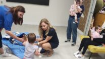 מעון נעמת לילדי העובדים החיוניים בבי"ח תל השומר. (צילום: נעמת)