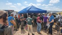 חפ"ק החיפושים אחר הנער הנעדר מבנימין (צילום: דוברות יכ"ל)