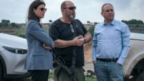 ח"כ אליהו רביבו, ישי עפרוני וח"כ אפרת רייטן (צילום: דוד טברסקי)
