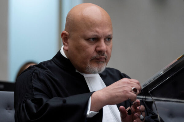 קרים קאן, שופט בית הדין הפלילי הבינלאומי (ICC) בהאג (צילום:Peter Dejong/Pool via REUTERS/File Photo)