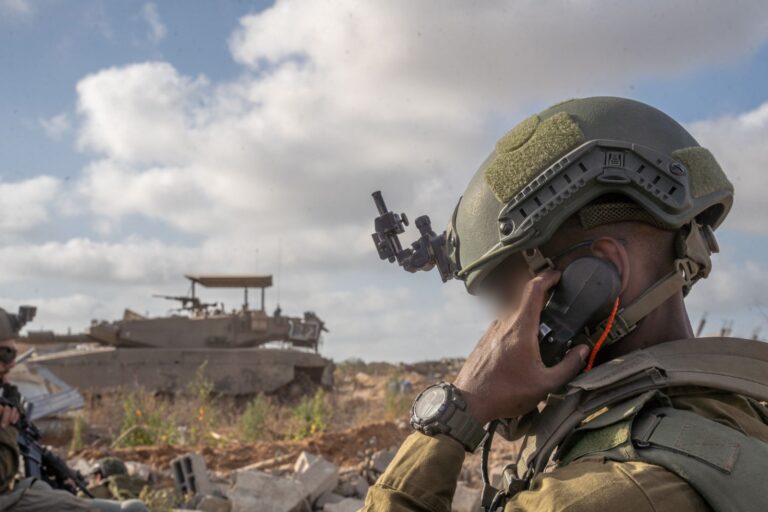 פעילות כוחות צה"ל ברצועת עזה (צילום: דובר צה"ל)