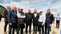 שר החקלאות אבי דיכטר בביקורו ברומניה (צילום: הרשות הלאומית לוטרינריה ובטיחות במזון של רומניה)