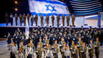טקס הדלקת המשואות (צילום: יונתן זינדל\ פלאש90)