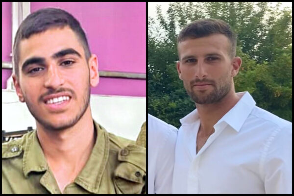 מימין: רס"ל (מיל') אדר גבריאל, סמל יונתן אליאס, שנפלו בקרבות ברצועת עזה (צילומים באדיבות דובר צה"ל)