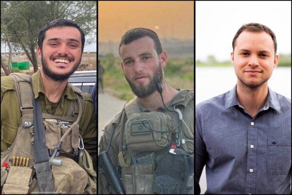רס"ר (במיל') גדעון חי דירוא ז"ל, סרן ישראל יודקין ז"ל וסמ"ר אליהו (אלי) חיים אמסלם ז"ל (צילום: מתוך אתר צה"ל)
