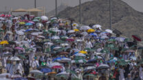 עולים לרגל למכה (צילום: AP Photo/Rafiq Maqbool)