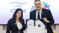 שר התרבות והספורט מיקי זוהר ויו"ר הוועד האולימפי יעל ארד (צילום: עודד קרני, הוועד האולימפי בישראל)