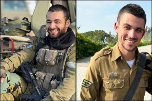 סמ״ר יאיר אביטן, בן 20, מרעננה ורס״ל (מיל׳) יקיר שמואל טייטלבוים, בן 21, ממעלה אדומים, לוחמי צה״ל שנפלו בצפון רצועת עזה (צילום: דובר צה״ל)