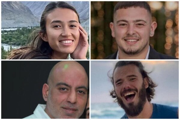 אלמוג מאיר, אנדרי קוזלוב שלומי זיו ונועה ארגמני (צילום: מטה המשפחות)