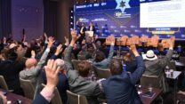 כנס נגד אנטישמיות באמסטרדם (צילום: יואב דודקוביץ)