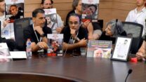 יהודה כהן, אביו של החייל החטוף נמרוד כהן, בישיבת ועדת החוקה של הכנסת (צילום מסך)
