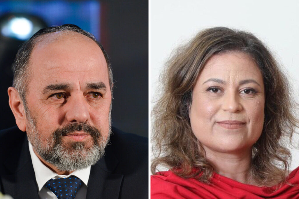 ענבל חרמוני, יו"ר איגוד העו"ס, ויעקב מרגי, שר הרווחה (צילומים: ניצן צבי כהן, יהודה חיים/פלאש 90) ענבל חרמוני, יו"ר איגוד העו"ס, ויעקב מרגי, שר הרווחה (צילומים: ניצן צבי כהן, יהודה חיים/פלאש 90)