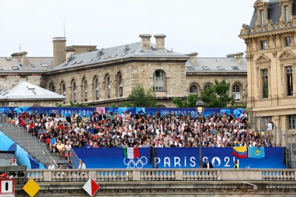 טקס פתיחת המשחקים האולימפיים בפריז (צילום: REUTERS/Bernadett Szabo)