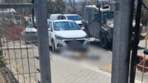 זירת פיגוע הדקירה בנתיב העשרה (צילום: רשתות חברתיות, שימוש לפי סעיף 27א׳ לזכויות יוצרים)