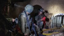 לוחמי צה"ל בפעילות להשמדת המנהרה ברפיח (צילום: דובר צה"ל)