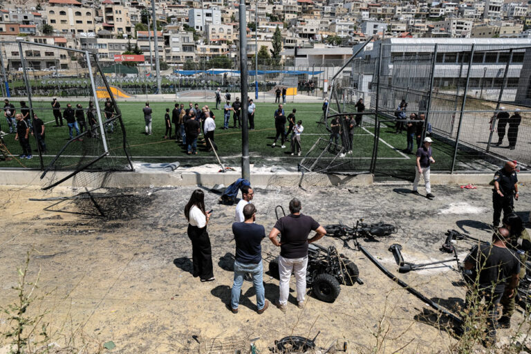 זירת האסון (צילום: דוד טברסקי)