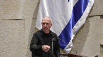שר הביטחון יואב גלנט בכנסת (צילום: דני שם טוב דוברות הכנסת)