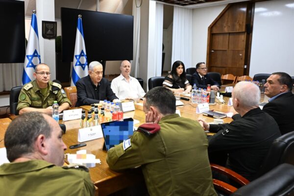 ראש הממשלה נתניהו בהערכת מצב (צילום: חיים צח/למע"מ)