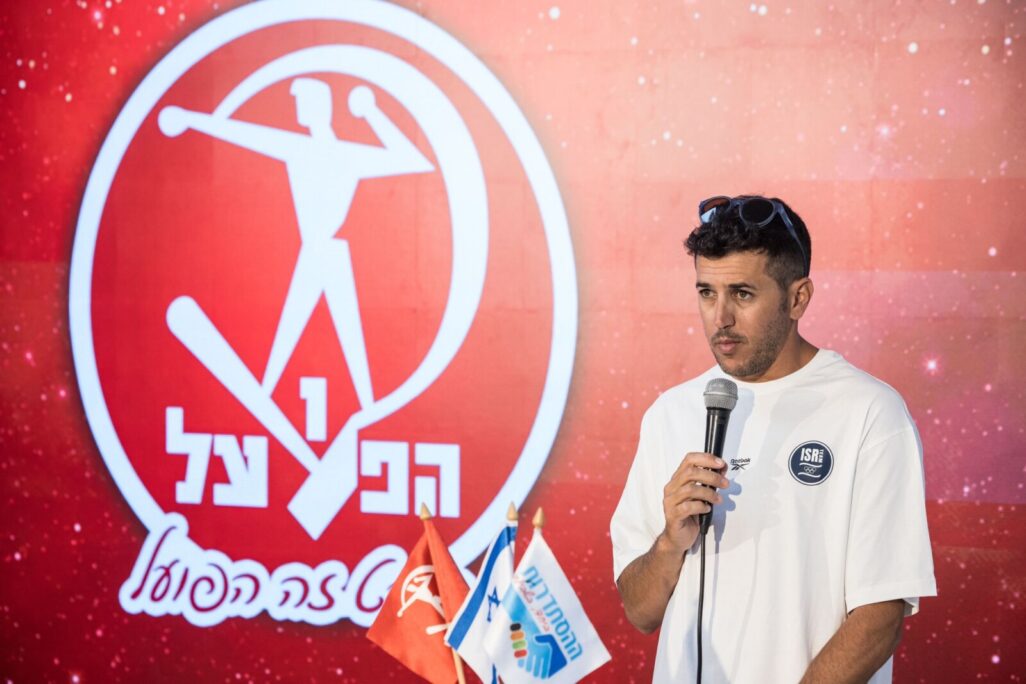 שחר צוברי באירוע הוקרה למשלחת שיוצאת לפריז 2024 (צילום: עודד קרני)