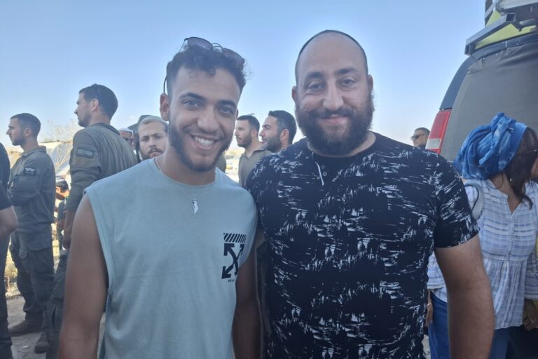 סיני ויונתן לוי (צילום: הדס יום טוב)