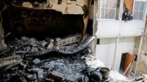 מבנה בנור א-שמס ליד טול כרם שנפגע מתקיפה אווירית של צה״ל (צילום: REUTERS/Raneen Sawafta)