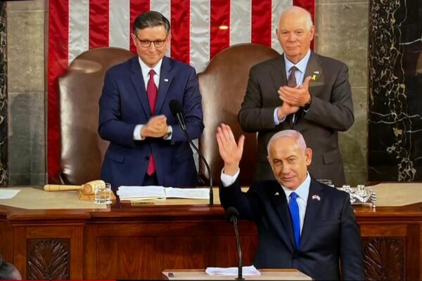 נתניהו בקונגרס: "כדי שהציוויליזציה תנצח, ישראל וארצות הברית חייבות לעמוד יחד"
