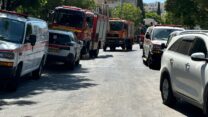כוחות חילוץ והצלה במודיעין עילית (צילום: תיעוד מבצעי מד"א)