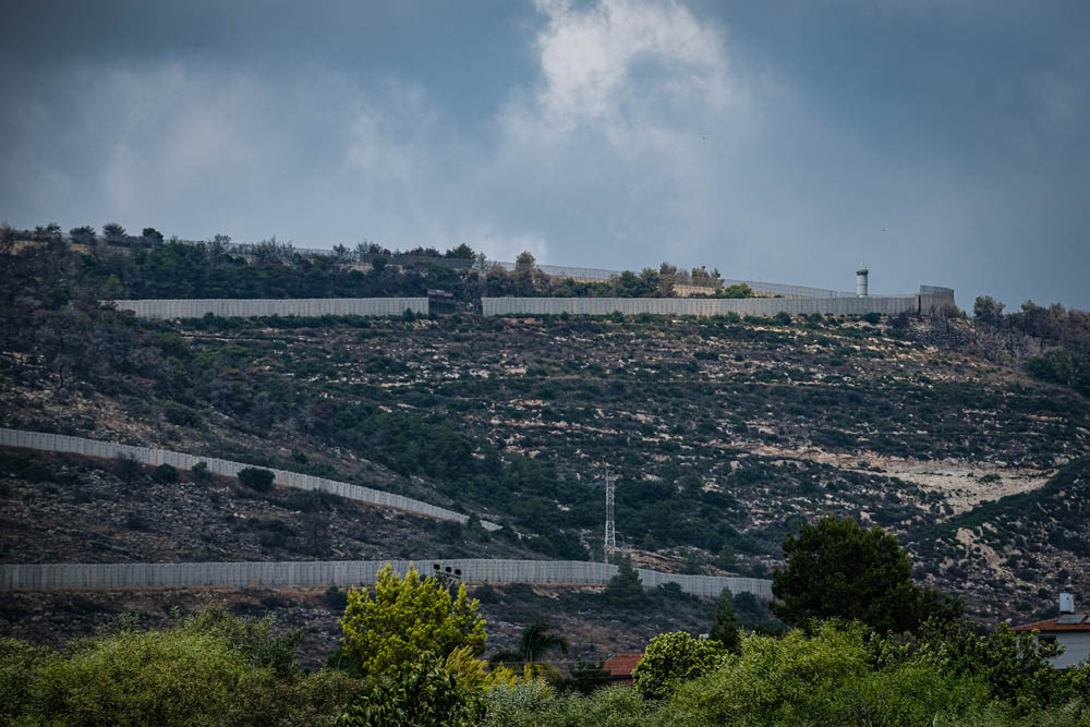 מבט משלומי לקו הגבול עם לבנון (צילום: דוד טברסקי)