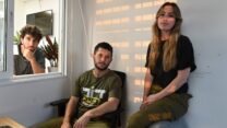 שחק בנאי (מימין) תום פנחסי וצח סקאל. "אנחנו רוצים קודם כל לשרוד כמדינה" (צילום: אור גואטה)
