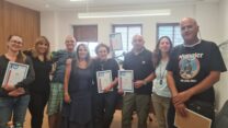 חתימת ההסכם הקיבוצי של עובדי האופרה הישראלית (צילום: דוברות ההסתדרות)