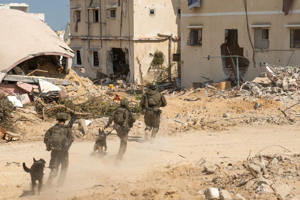 פעילות כוחות צה"ל באזור חאן יונס (צילום: דובר צה"ל)