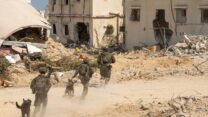 פעילות כוחות צה"ל באזור חאן יונס (צילום: דובר צה"ל)