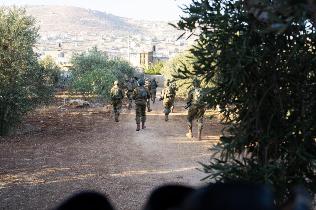 מבצע חטיבת הבקעה והעמקים בכפרים טובאס וטמון שבשומרון (צילום: דובר צה"ל)