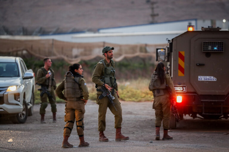כוחות צה"ל בבקעת הירדן (צילום ארכיון: ג'מאל עוואד, פלאש90)