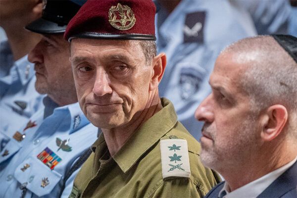 ראש השב"כ רונן בר והרמטכ"ל רא"ל הרצי הלוי (צילום: חיים גולדברג/פלאש 90)