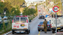 חורפיש בזמן מתקפת הכט"במים ביוני 2024, שבה נרשמו 11 פצועים (צילום: אייל מרגולין/פלאש90)