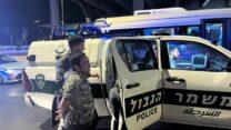 מעצר של אחד המפגינים (צילום: אורן דגן)