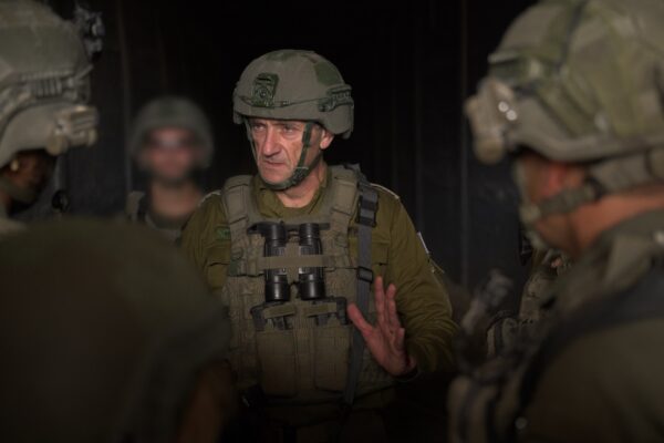 הרמטכ"ל הרצי הלוי בציר פילדלפי (צילום: דובר צה"ל)