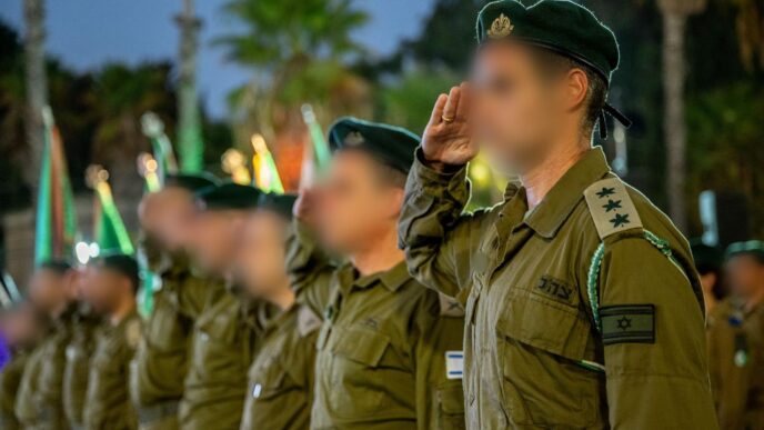 טקס חילופי ראש אמ"ן (צילום: דובר צה"ל)
