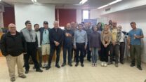 אסיפת הסברה לעובדי המכון לחקר ימים ואגמים (צילום: דוברות ההסתדרות)