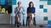 ששון גבאי ואסי לוי ב'חמדה' (צילום: איציק פורטל)