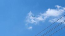 כטב"ם מעל נהריה (צילום: רשתות חברתיות, שימוש לפי סעיף 27א' לחוק זכויות יוצרים)