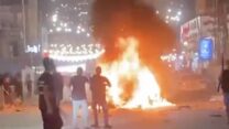 זירת תקיפת חוליית מחבלים שנסעה במכונית במחנה הפליטים ג׳נין (צילום: רשתות חברתיות, שימוש לפי סעיף 27א׳ לזכויות יוצרים)